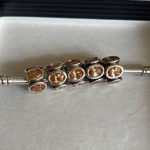 Pandora Oval Champagne Spacer